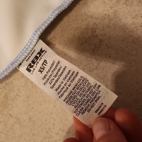 NWT ❗️ RBX two peaces set blue pink flowers size xs - Picture 15 of 15